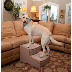 Pet Gear Easy Step Ii Extra Wide Pet Stairs - Tan