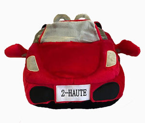 Pet Stop Store Plush Red Sports Car Dog Bed