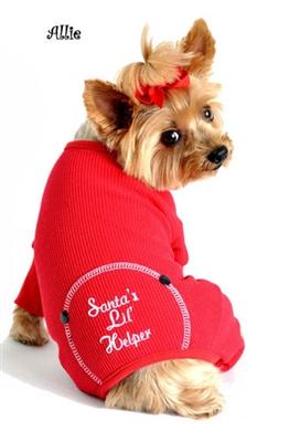 Pet Stop Store xs red Fun & Cute Sweet Dreams Embroidered Dog Pajamas All Sizes