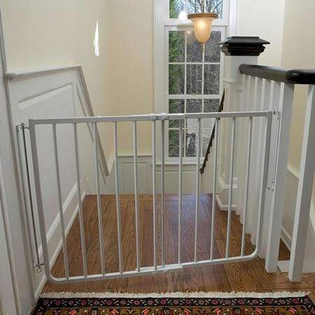 Stairway Special Pet Gate - White