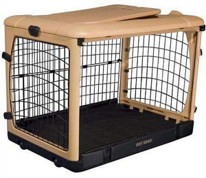 Pet Gear Deluxe Steel Dog Crate With Pad - Large