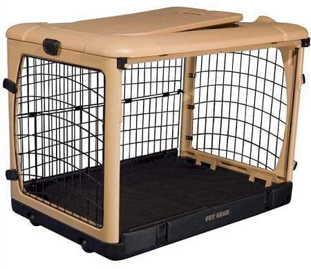 Deluxe Steel Dog Crate With Pad - Small