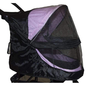 Pet Gear Weather Cover For No-zip Happy Trails Pet Stroller - Black