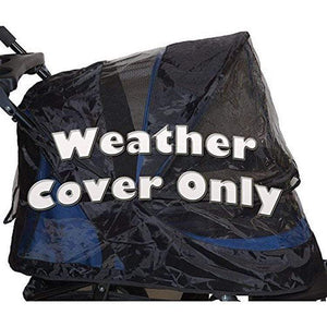 Pet Gear Weather Cover For No-zip Jogger & At3 Pet Stroller - Black