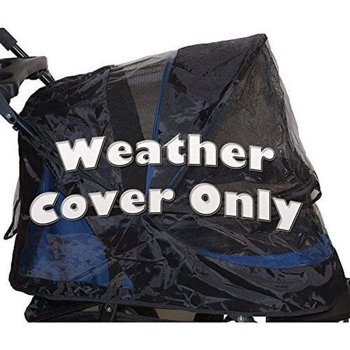 Weather Cover For No-zip Jogger & At3 Pet Stroller - Black