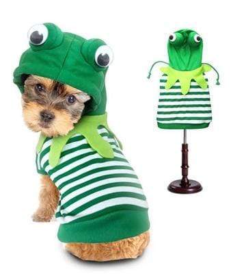 Playful Green Dog Frog Costume