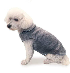 Pet Stop Store 06 light gray Dark & Light Dog Sweater Coat All Sizes