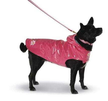 Daisy Nantucket Pink Hooded Rain Slicker for Dogs