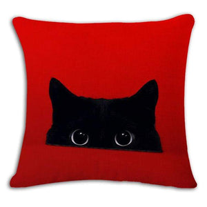 Pet Stop Store 1 / 45x45cm Fun & Playful Decorative Cat Lovers Pillow Covers