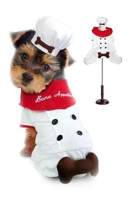 Pet Stop Store 1 Bone Appetit Dog Chef Halloween Costume