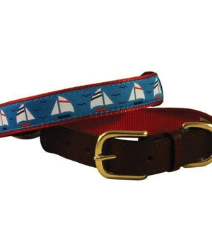 Pet Stop Store 1”W x 14”L Under Sail American Traditions Collection Dog Collar