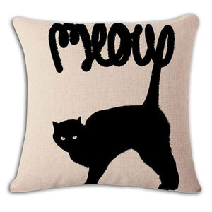 Pet Stop Store 10 / 45x45cm Fun & Playful Decorative Cat Lovers Pillow Covers