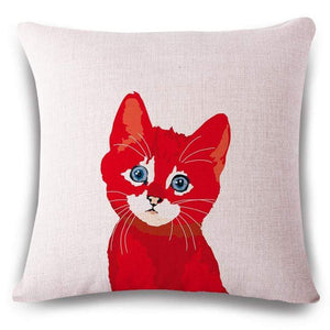 Pet Stop Store 14 / 45x45cm Fun & Playful Decorative Cat Lovers Pillow Covers
