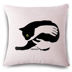 Pet Stop Store 15 / 45x45cm Fun & Playful Decorative Cat Lovers Pillow Covers