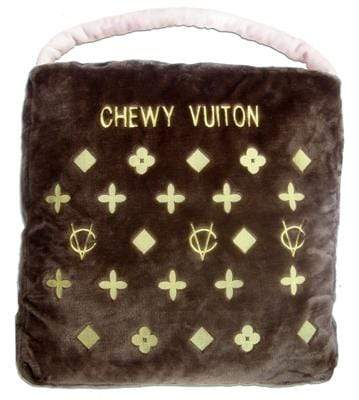 15% OFF Chic Plush Gold & Brown Chewy Vuiton Pet Bed