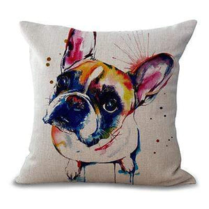 Pet Stop Store 4 / 44x44cm No Filling Fun & Playful Dog Printed Pillow Covers for Home or Office