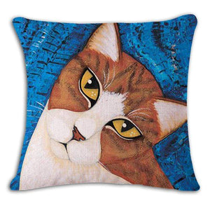 Pet Stop Store 4 / 45x45cm Fun & Playful Decorative Cat Lovers Pillow Covers
