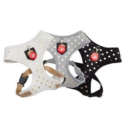 Stylish & Modern Polka Dot Dog Harnesses All Sizes at Pet Stop Store