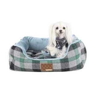 Pet Stop Store Reversible Checker Patterned Sawyer House Dog Bed