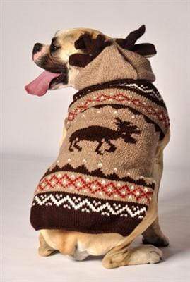 Pet Stop Store Moosey Handmade Holiday Dog Hoodie at Pet Stop Store