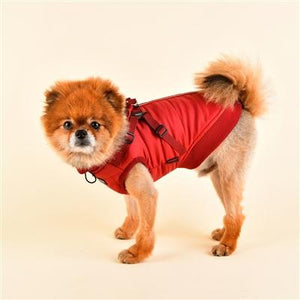 Pet Stop Store Frost Sporty Dog Vest Harness Wine & Black