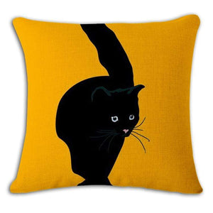 Pet Stop Store 7 / 45x45cm Fun & Playful Decorative Cat Lovers Pillow Covers