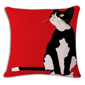 Pet Stop Store 8 / 45x45cm Fun & Playful Decorative Cat Lovers Pillow Covers