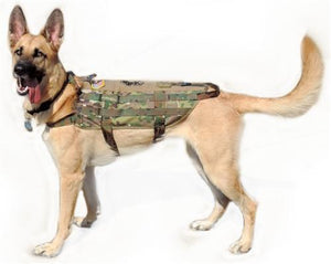 Pet Stop Store Army Green Military Tactical K9 Operator Dog Harness