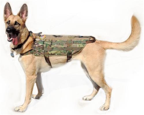 Army Green Military Tactical K9 Operator Dog Harness
