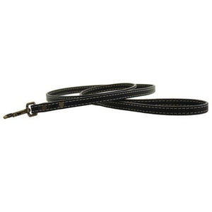 Pet Stop Store Black / ½" x 48" Long Heirloom Leather Dog Leash