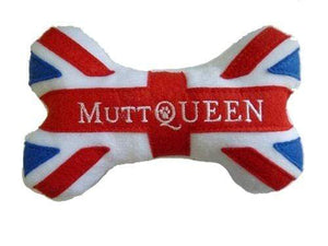 Pet Stop Store Designer Inspired MuttQueen Plush Dog Bone