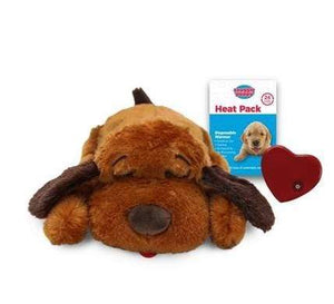 Pet Stop Store Brown Snuggle Puppy Smart Pet with Heartbeat for Dogs