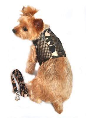 Pet Stop Store Cute Camo Mesh Velcro Dog Harness with Matching Leash