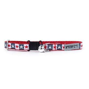 Pet Stop Store cat collar Patriotic Stars and Stripes Collar & Leash