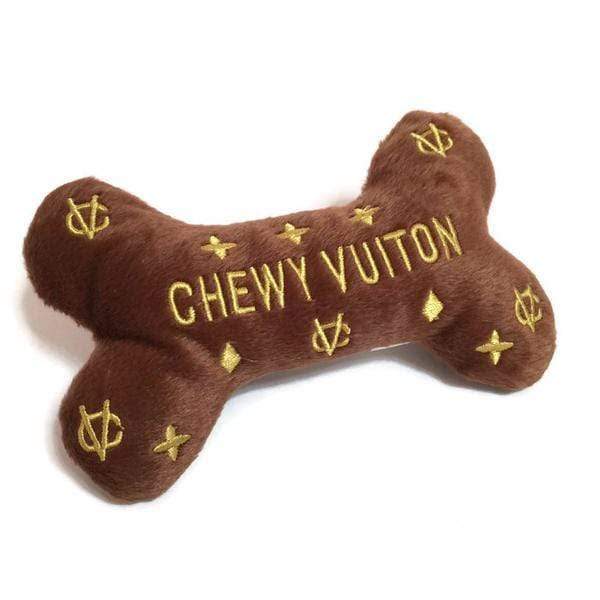 Chic & Fun Chewy Vuiton Dog Bone Toy