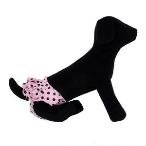 Pet Stop Store Cute & Fancy Pink & Black Polka Dot Panties for Dogs