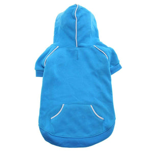Pet Stop Store Cute Sporty Baby Blue Curacao Dog Hoodie