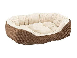 Pet Stop Store Ethical Pet Checkerboard Napper Chocolate Cuddler Dog Bed