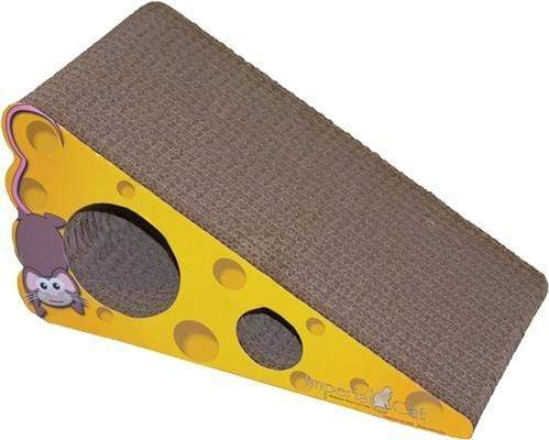 Fun Small Cheese Scratcher for Cats