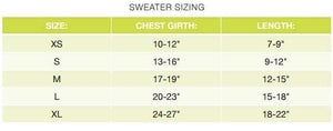 Pet Stop Store Gray Hand Knit Polar Bear Dog Sweater