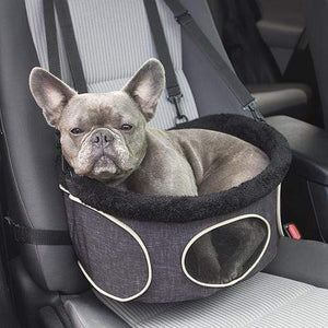 Pet Stop Store Gray Snuggle Pocket Car Seat Carrier