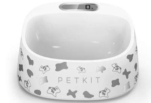 Pet Stop Store Gray & White Smart Digital Anti-Bacterial Digital Feeding Pet Bowl in 4 Colors