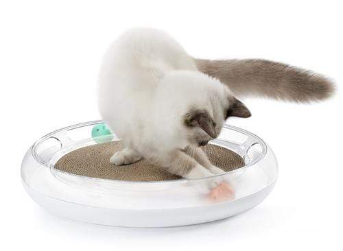 Swipe Interactive Scratcher Lounger & Chaser Puzzle Cat Toy