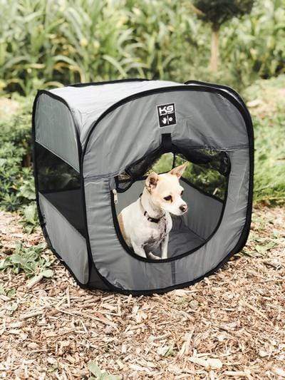 K9 Sport Shack Gray Pop-Up Dog Tent