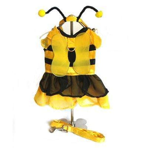 Pet Stop Store l Halloween Yellow & Black Bumble Bee Dog Costume