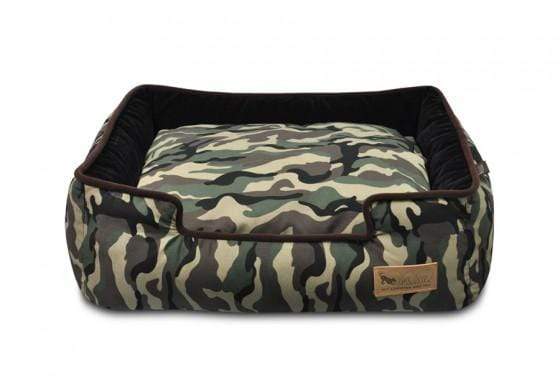 Modern Camouflage Large Lounge Dog Bed