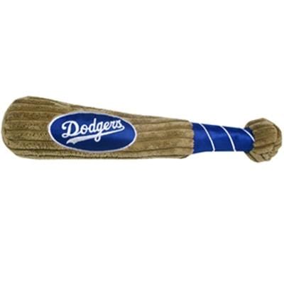 Los Angeles Dodgers Plush Dog Toy Bat