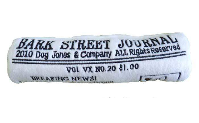 Funny Bark Street Journal Dog Toy