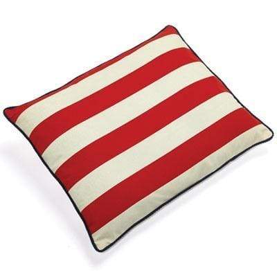Stylish Red & White Striped Outdoor Futon Dog Bed