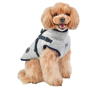 Pet Stop Store Mischief Dog Vest with Integrated Harness in Colors Red & Gray